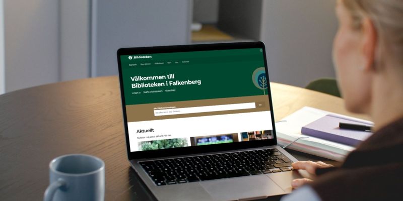 Om webbplatsen och biblioteksdatasystemet